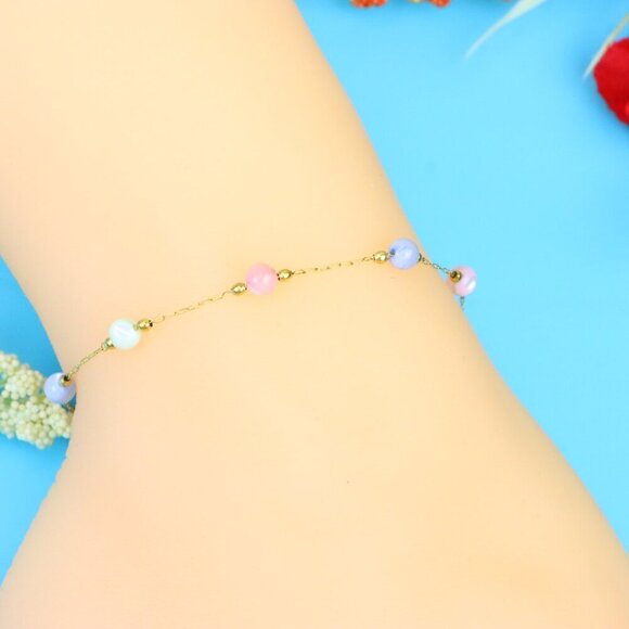 Elegant Handmade Anklet – Perfect for Women & Girls | Ideal Gift Option, DYC1169 - Picture 1 of 9